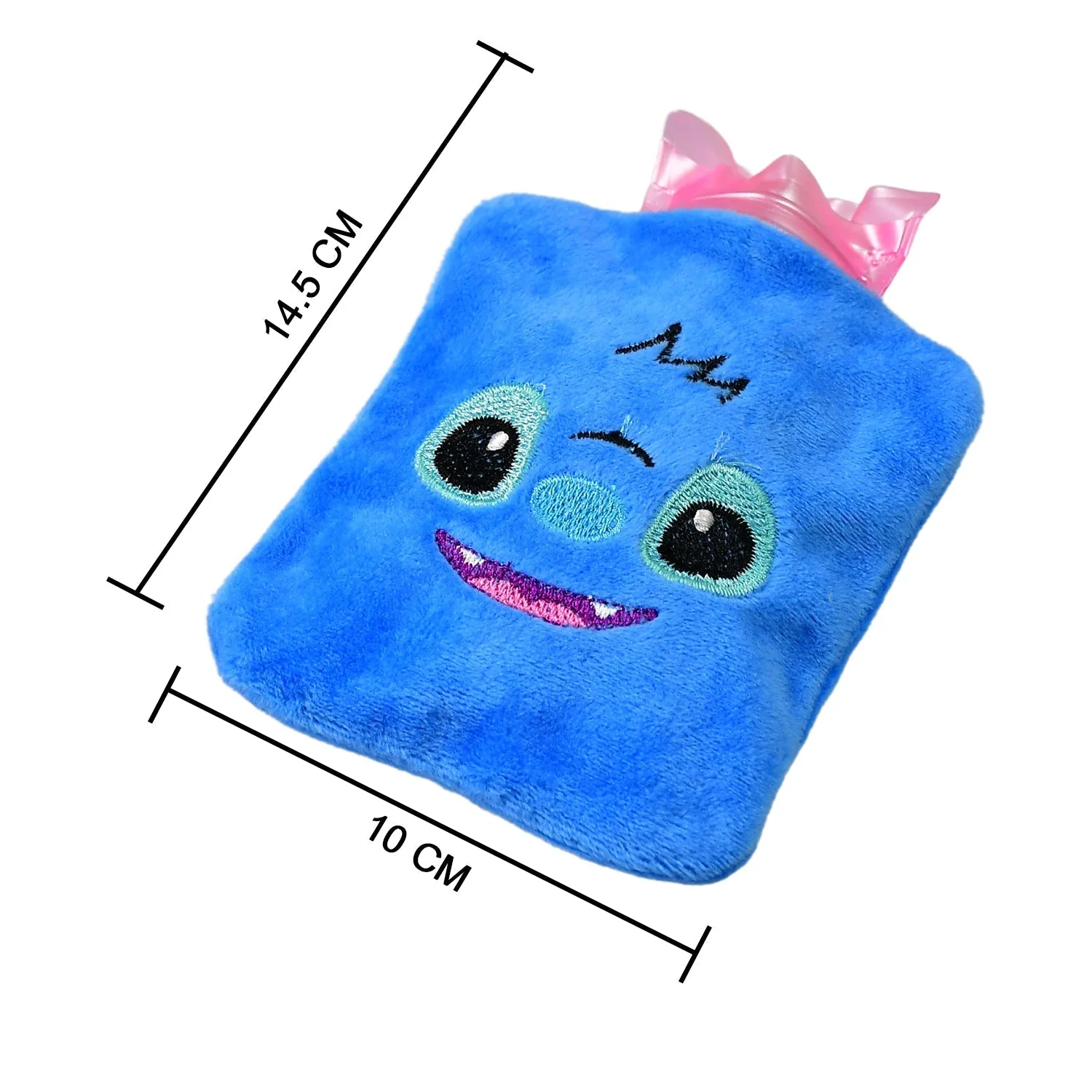 6512 Blue Stitch small Hot Water Bag with Cover for Pain Relief, Neck, Shoulder Pain and Hand, Feet Warmer, Menstrual Cramps. - Image 5