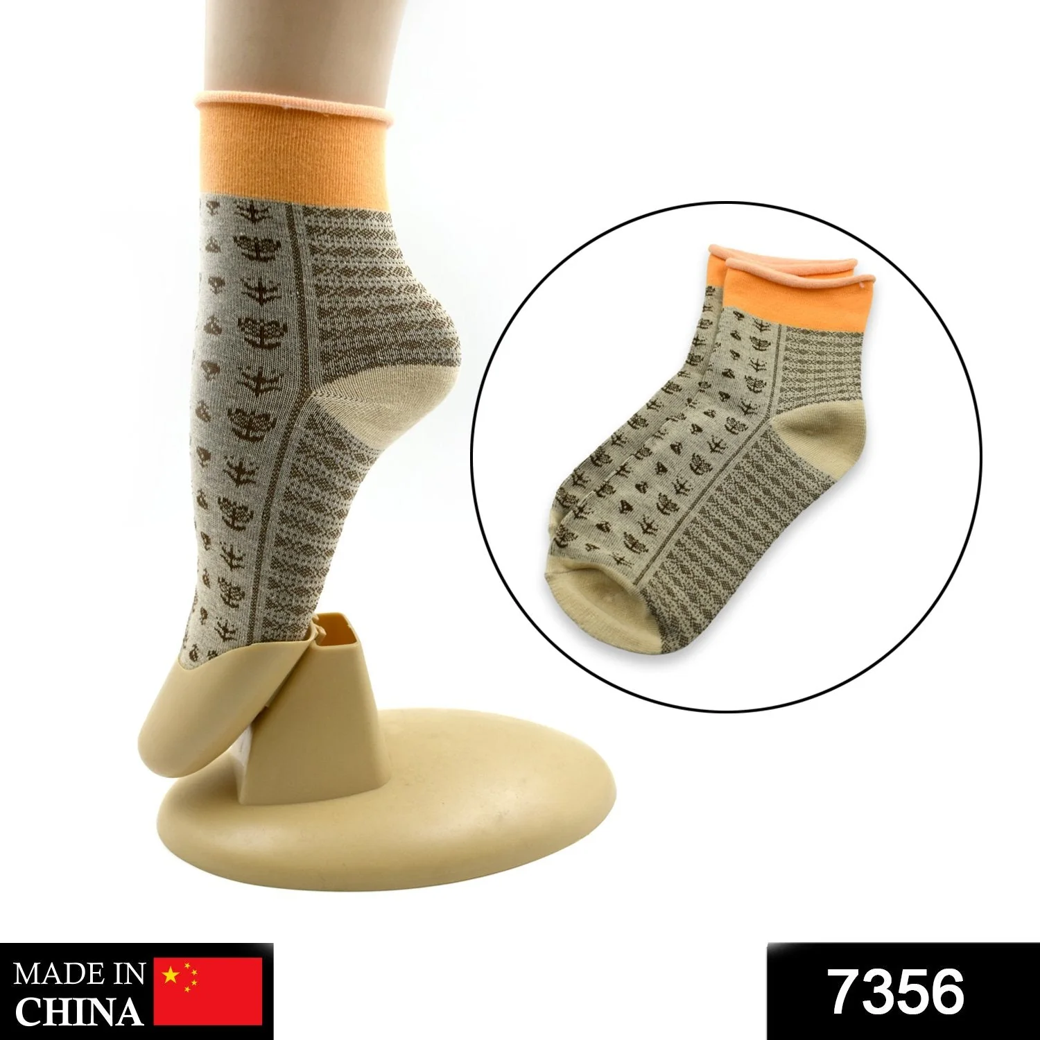 7356 Socks Breathable Thickened Classic Simple Soft Skin Friendly - Image 2