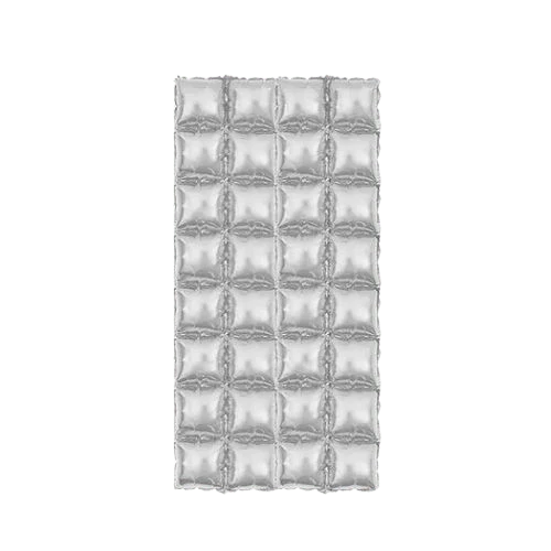 74 x 140 cm Square Foil Balloon Curtain (Silver) (Pack of 2)