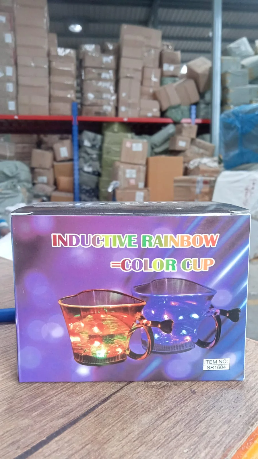 759 Heart Shape Activated Blinking Led Glass Cup - Image 4