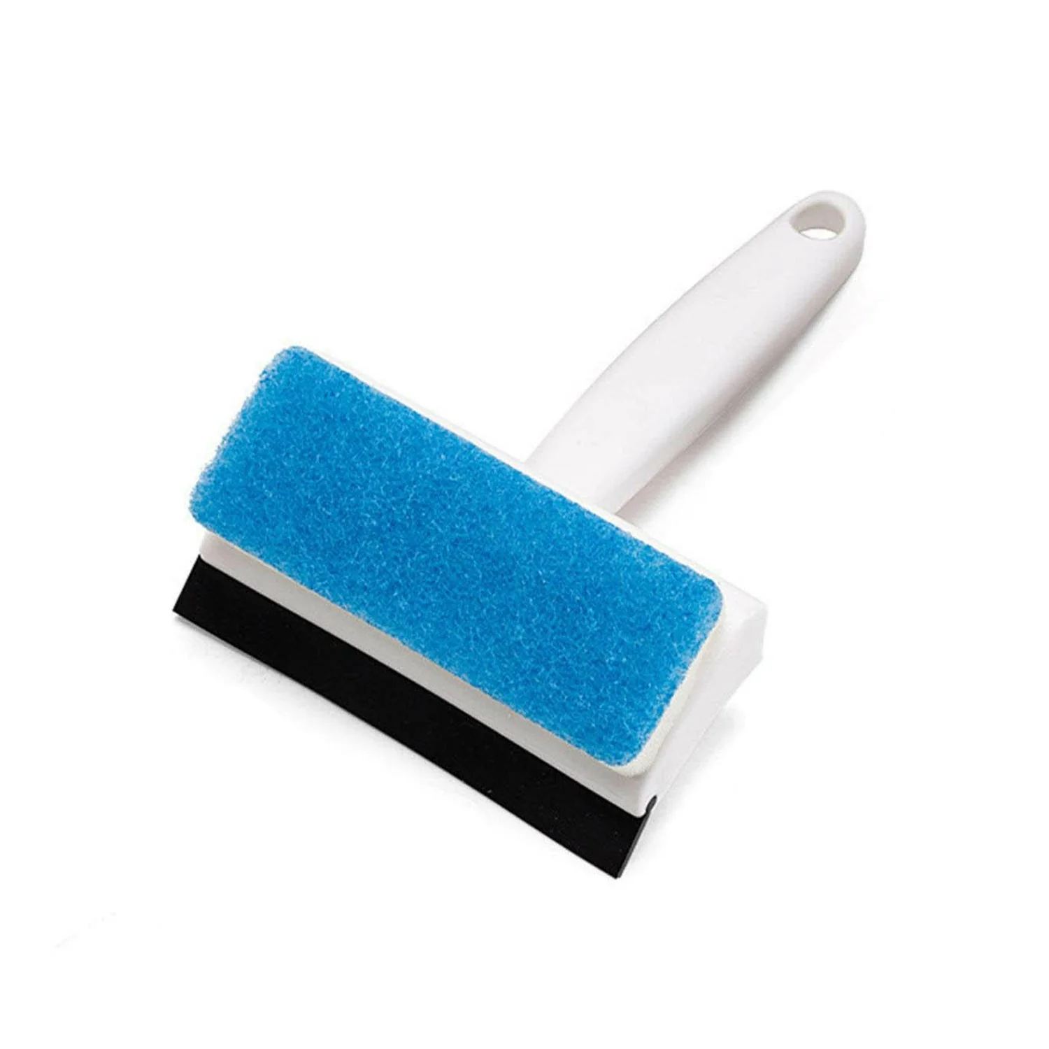 in 1 Glass Wiper Cleaning Brush Mirror Grout Tile Cleaner Washing Pot Brush Double-Sided Glass Wipe Bathroom Wiper Window Glass Wiper - Image 4