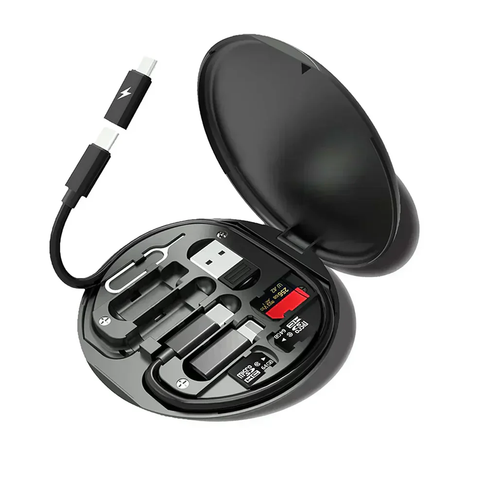 8-in-1 Fast Charging Cable Kit -USB-C, Lightning & Micro USB - ZOM