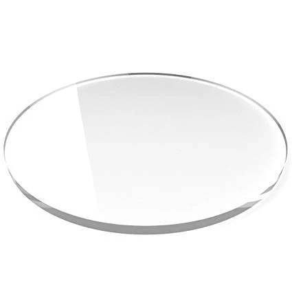 8 Inch Round Shape Acrylic Selfie Mirror (1mm) (Pack of 1)