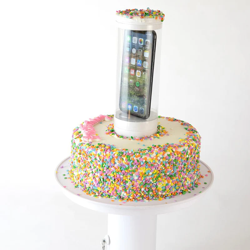 8 Inch Surprise Popping Cake Stand (Pack of 1) - Image 2
