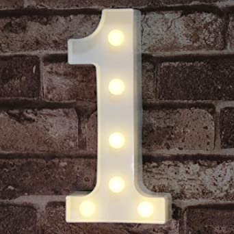 9 Inch Led Marquee Number Light Sign (Number 1) - Image 2