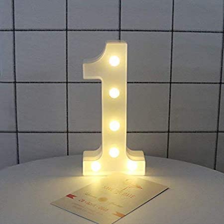 9 Inch Led Marquee Number Light Sign (Number 1) - Image 4