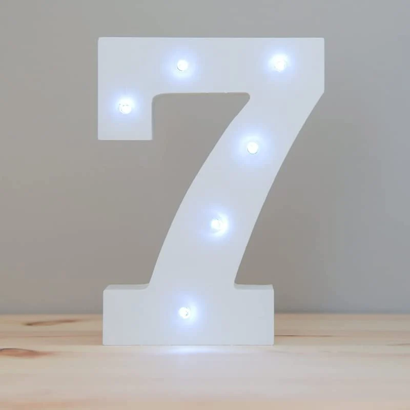 9 Inch Led Marquee Number Light Sign (Number 7) - Image 4