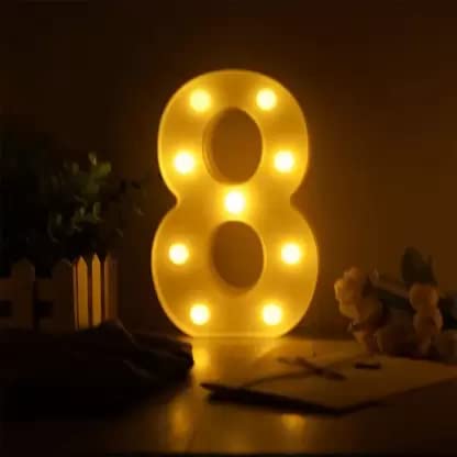 9 Inch Led Marquee Number Light Sign (Number 8) - Image 3