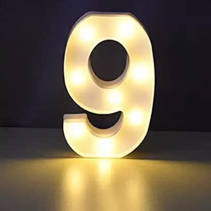 9 Inch Led Marquee Number Light Sign (Number 9) - Image 4
