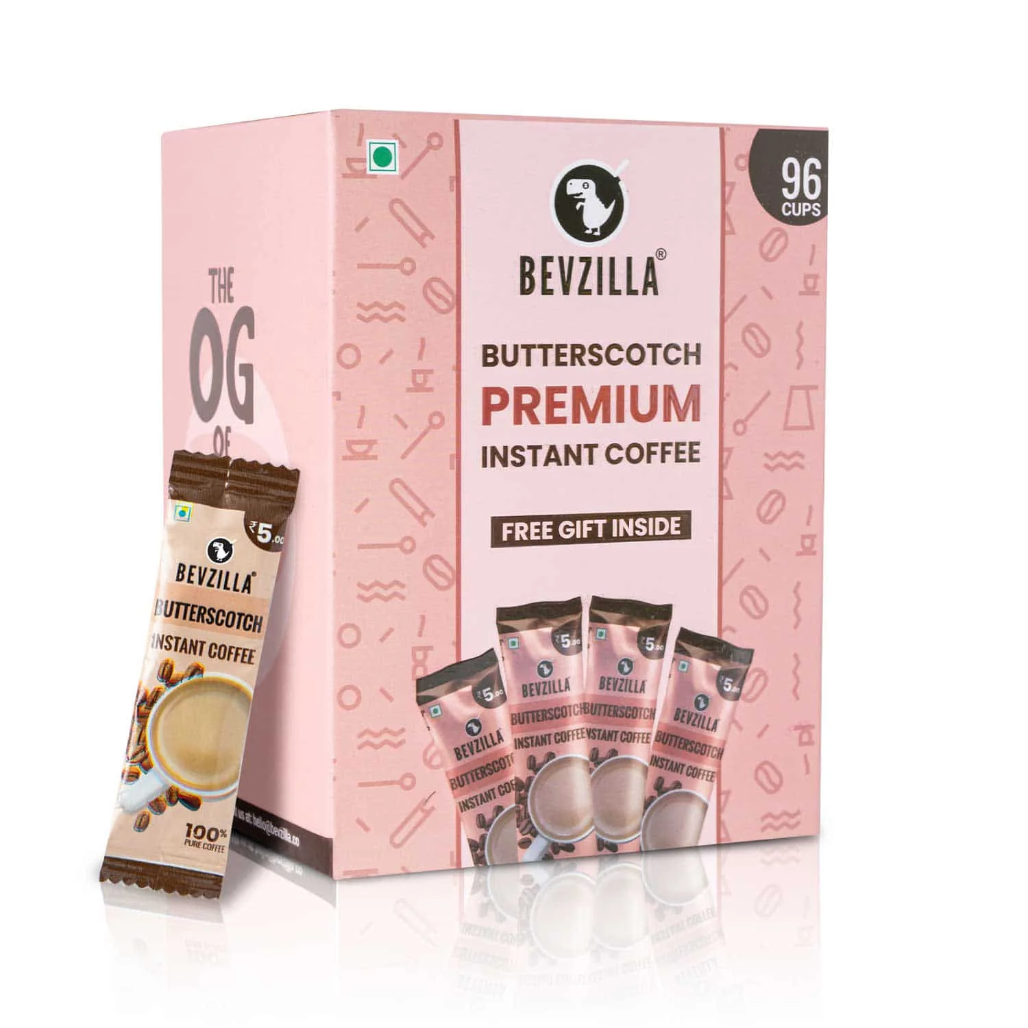 96 Butterscotch Coffee Sachets Box (Free Coffee Sachet Inside) - Image 6
