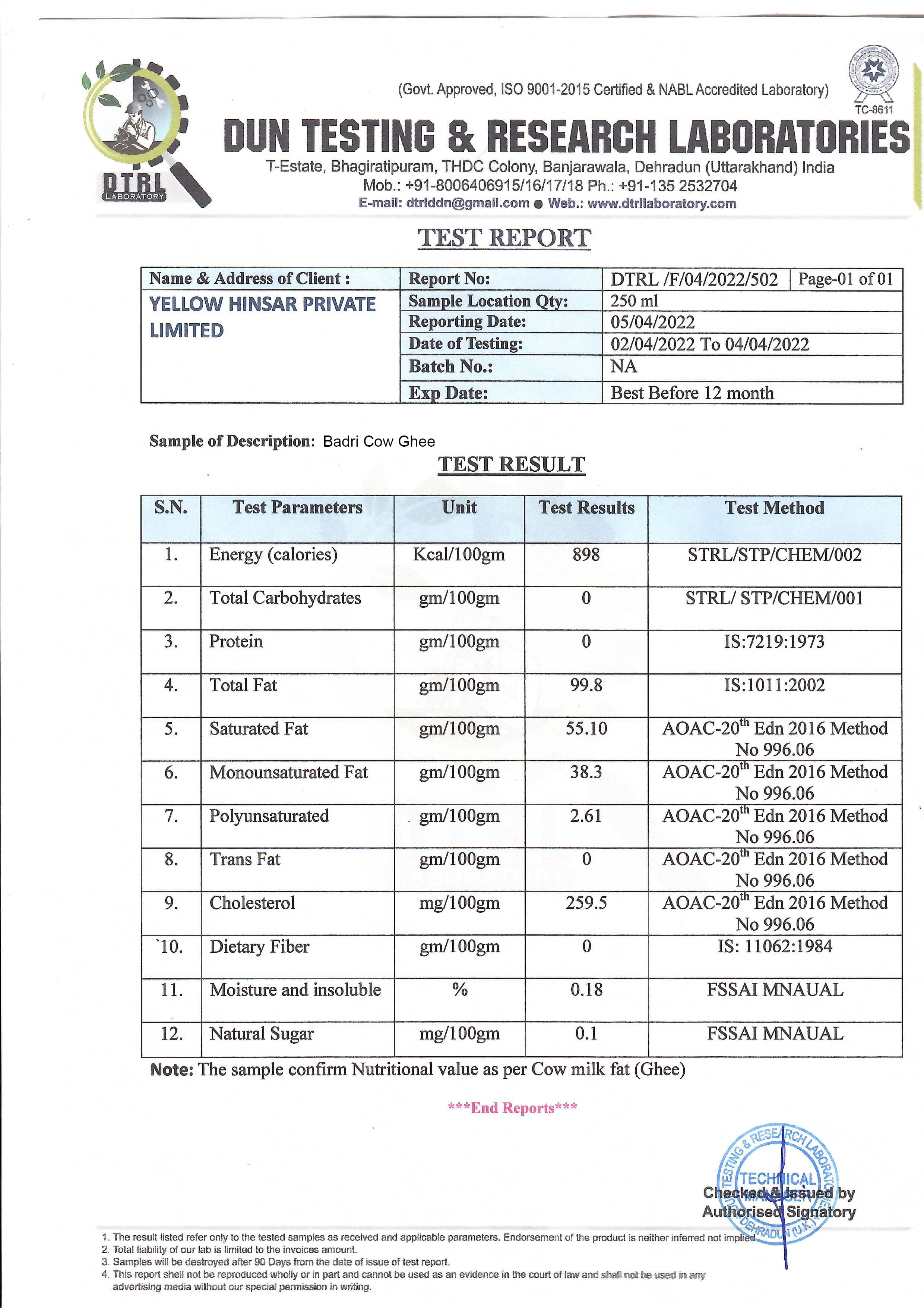 A2 Badri Cow Ghee - Image 2