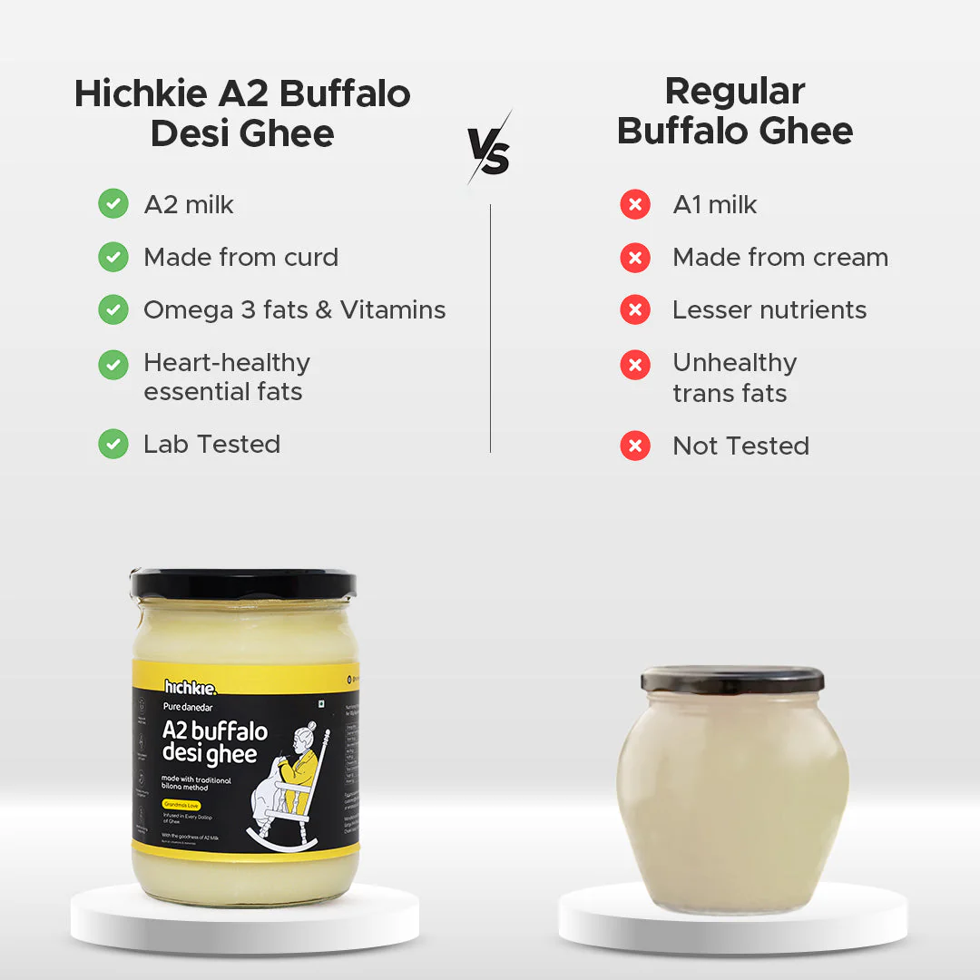 A2 Buffalo Ghee 100 ml | Bilona Method | Curd-Churned | Lab Tested. - Image 4