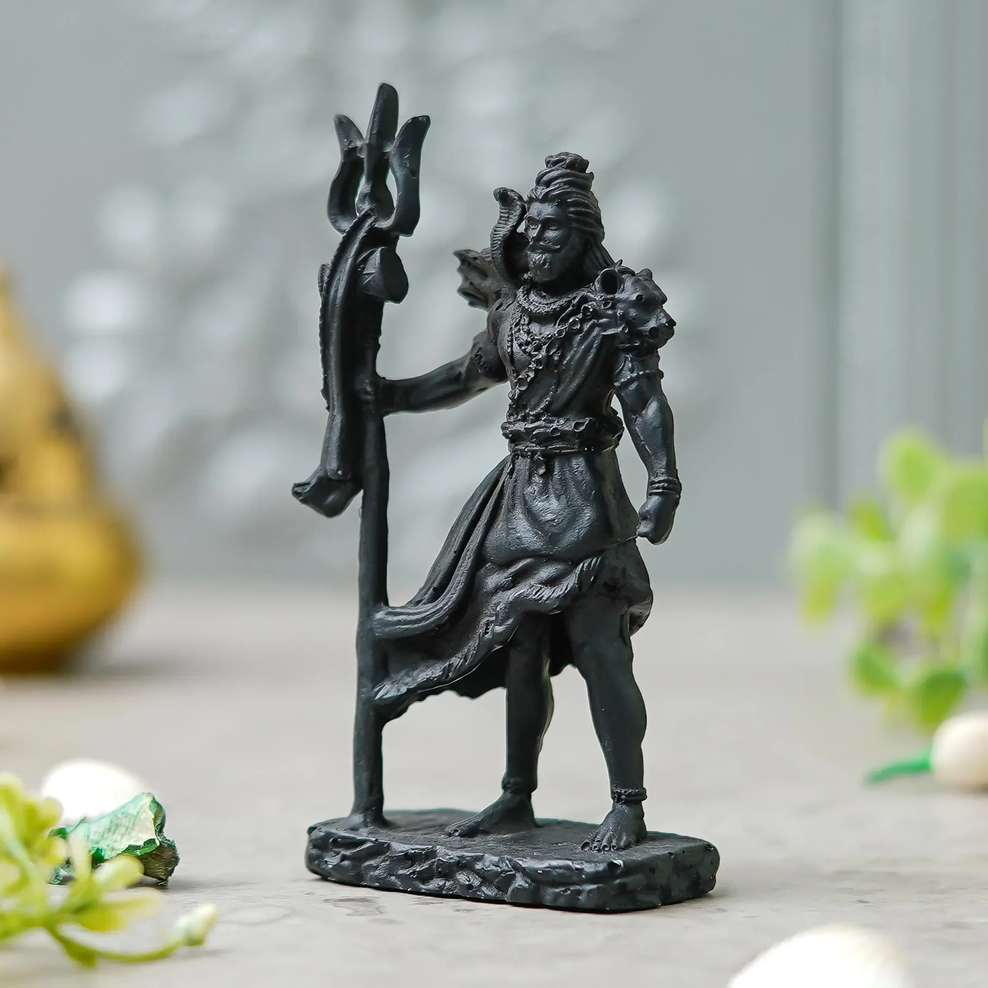 Aadhyatmik Black Shiv Ji Standing Murti - Image 3