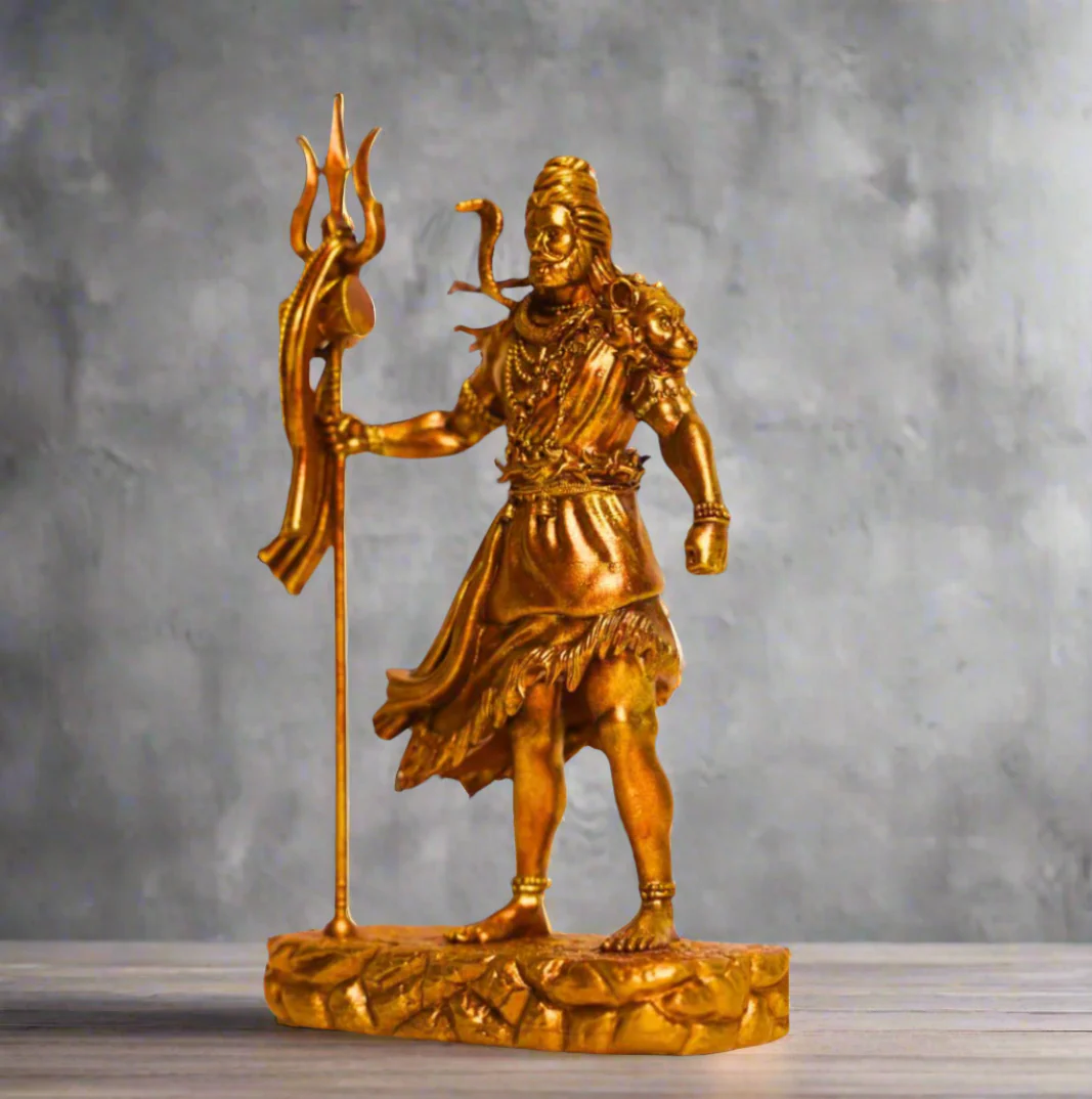 Aadhyatmik Shiv Ji Standing Idol (Free Rudraksha Mala) - Image 7