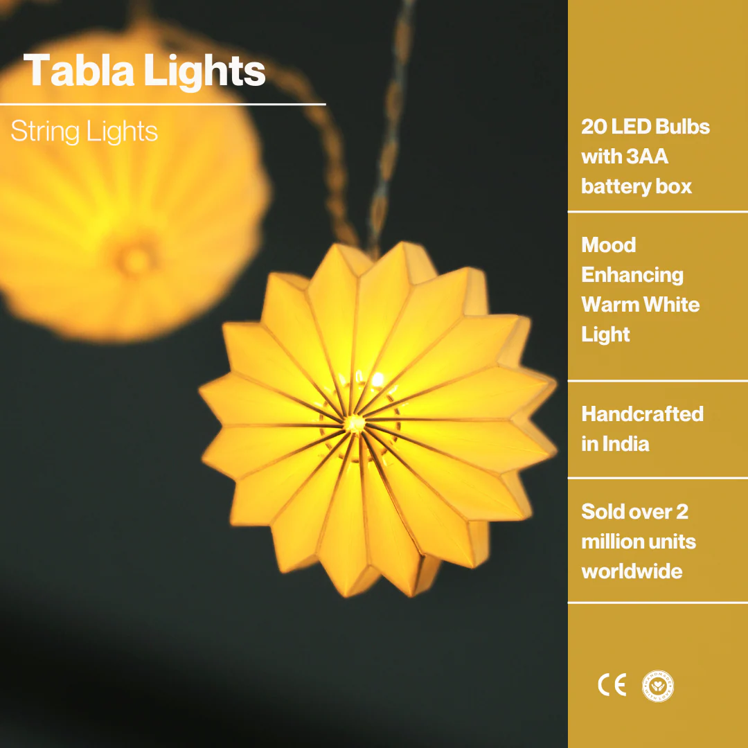 Abc Tabla String Light, 10 Ornaments, 350Cm Length - Image 6