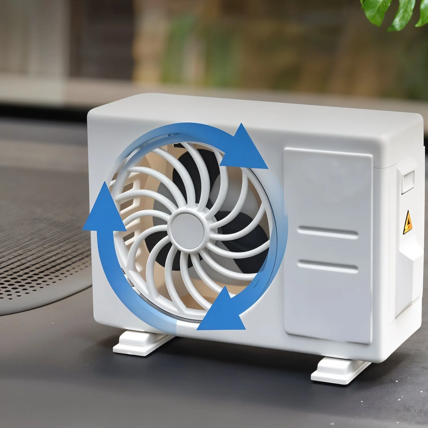 AC Design Solar-Powered Car Air Freshener: Built-in Perfume Diffuser for Dashboard and AC Vent - Image 4