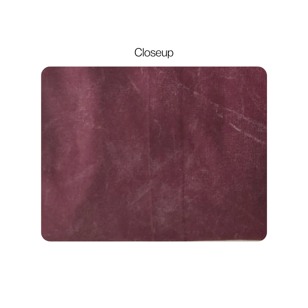 Acid Wash Plain Maroon Hoodie - Image 2