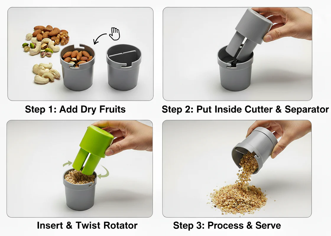 Activ Life™ - Premium Dry Fruit Cutter (Pack of 2) - Image 5