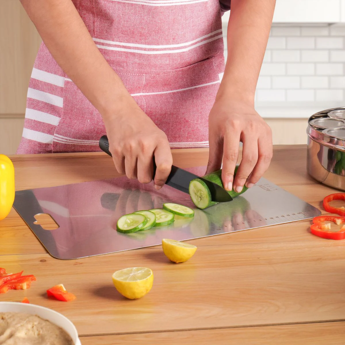 ActivLife - Regular Stainless Steel Chopping Board - Image 18