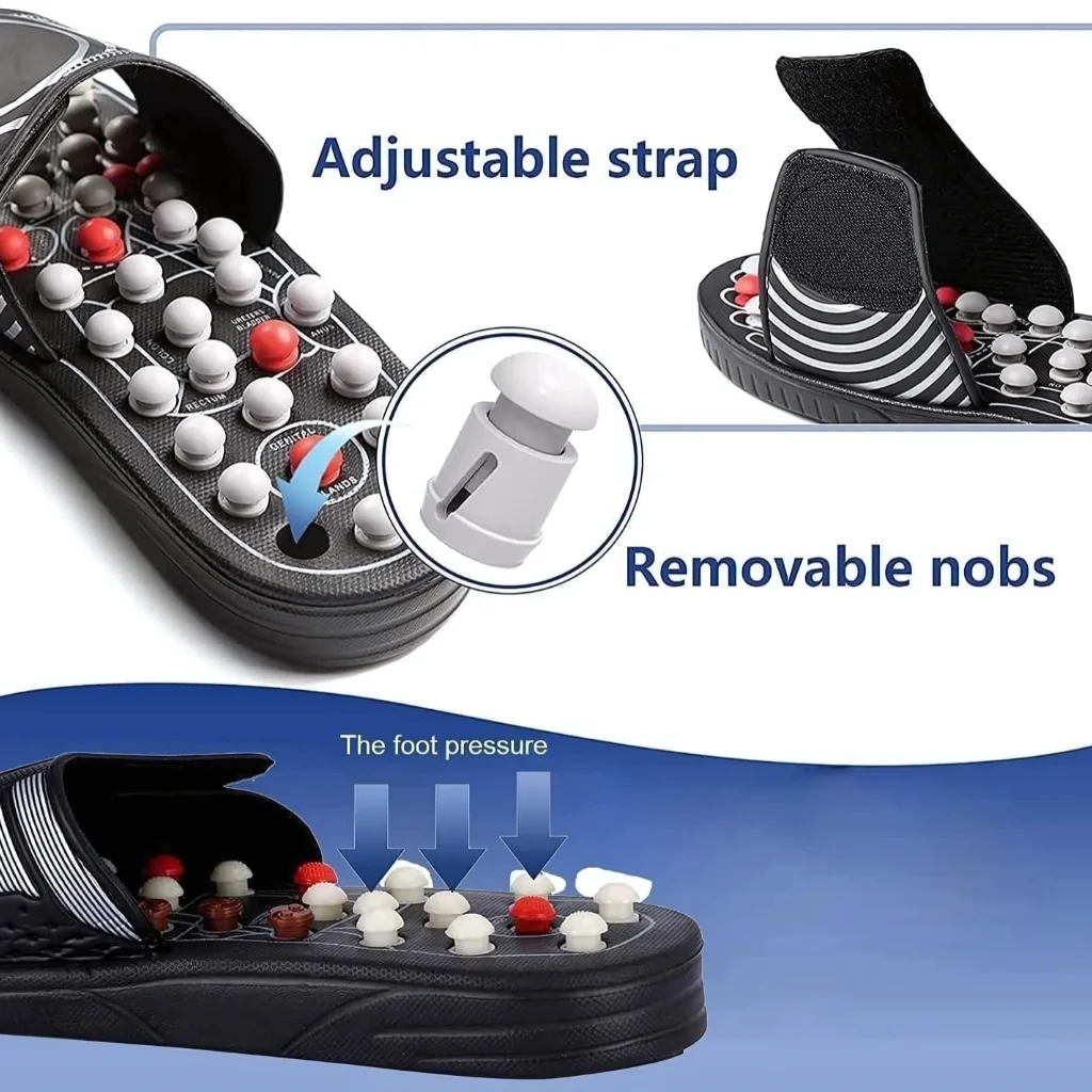 Acupressure Yoga Slippers | Yoga Paduka | Full Body Blood Circulation & Foot Massage (Copy) - Image 4