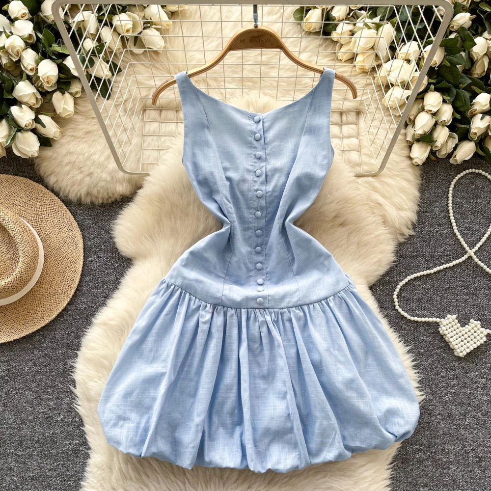 Addison Balloon Hem Dress - Image 3