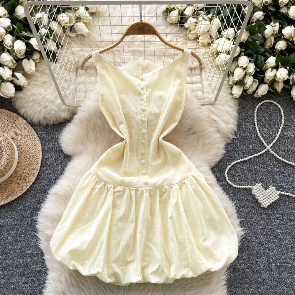 Addison Balloon Hem Dress - Image 4