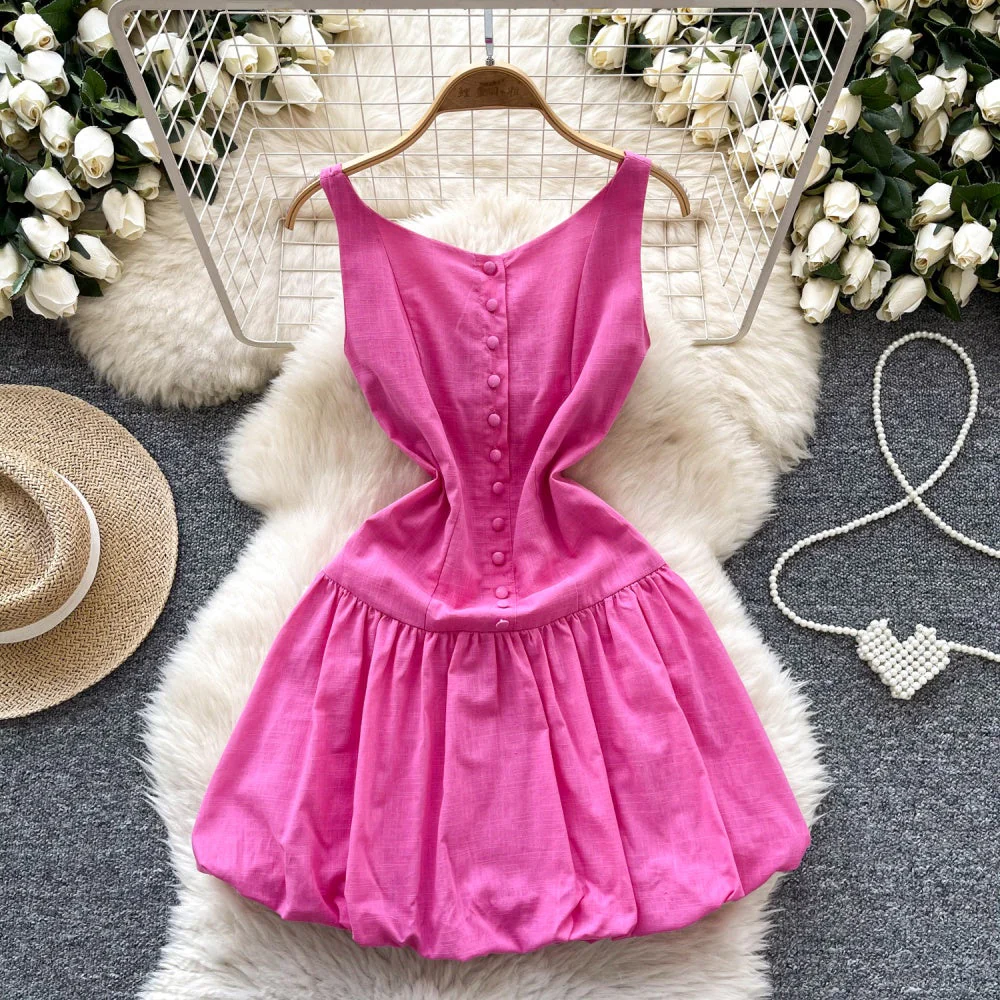 Addison Balloon Hem Dress - Image 5