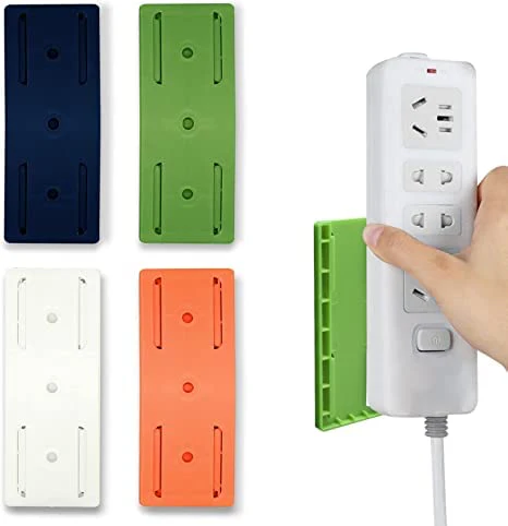 Adhesive Punch-Free Socket Holder (Pack of 2) - Image 2