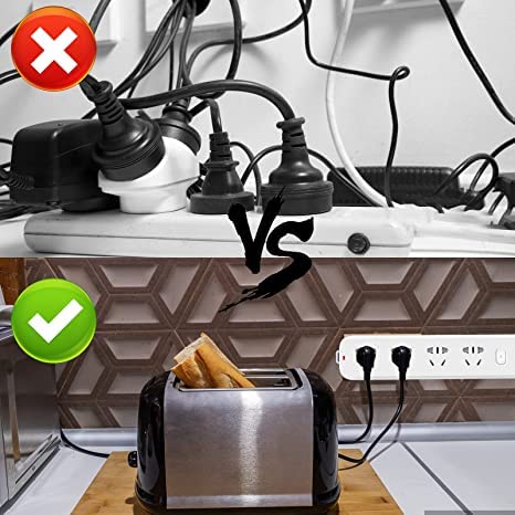 Adhesive Punch-Free Socket Holder (Pack of 2) - Image 4