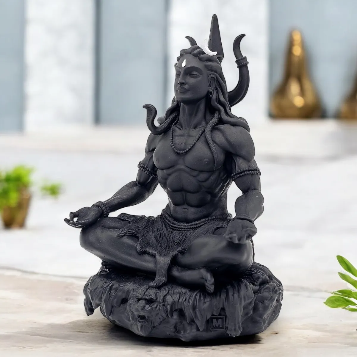 Adiyogi Car Idol – Compact Adiyogi Statue for Dashboard & Home - Image 3