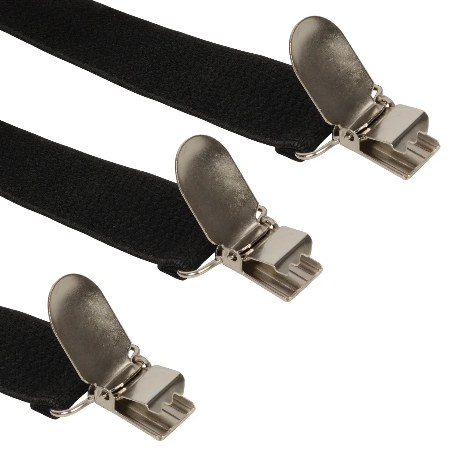 Adjustable Y-Back Suspenders for Boys – Black (Clip-On & Stretchable) - Image 4