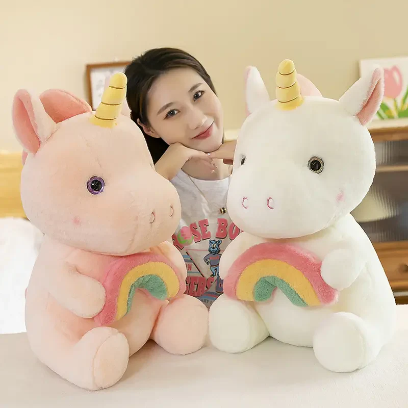 Adorable Rainbow Unicorn Plushie - Image 4