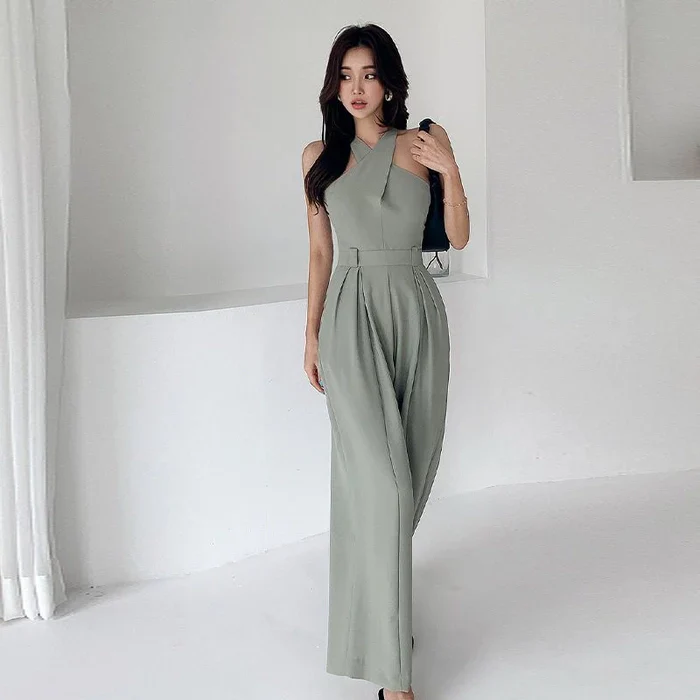 Adriana Pleated Jumpsuit - Image 2