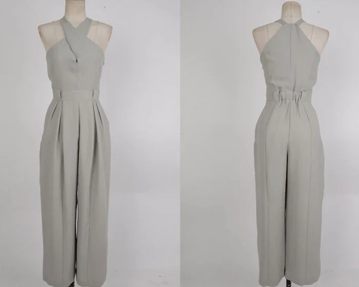 Adriana Pleated Jumpsuit - Image 3