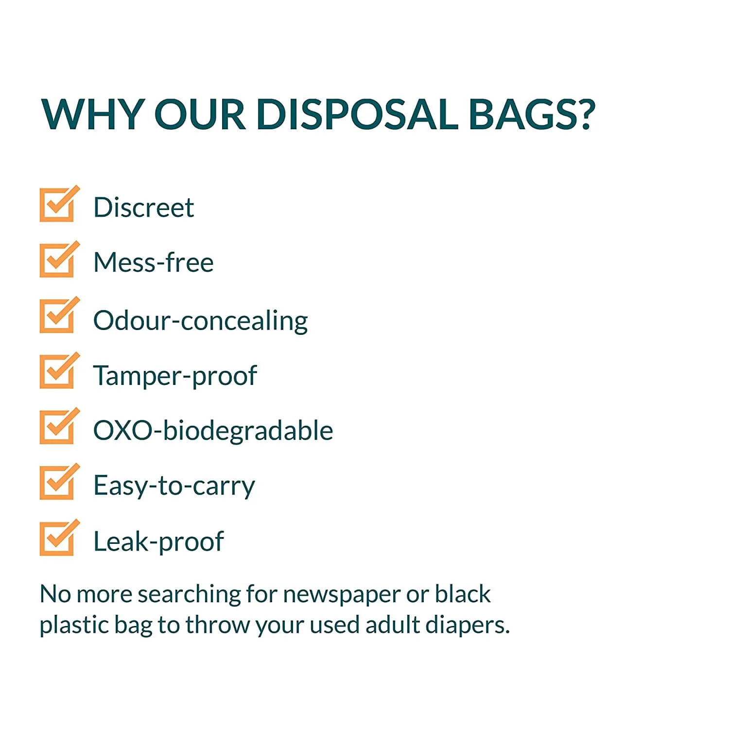 Adult Diaper Disposable Bags (1 Pack of 10 Bags) - Image 10