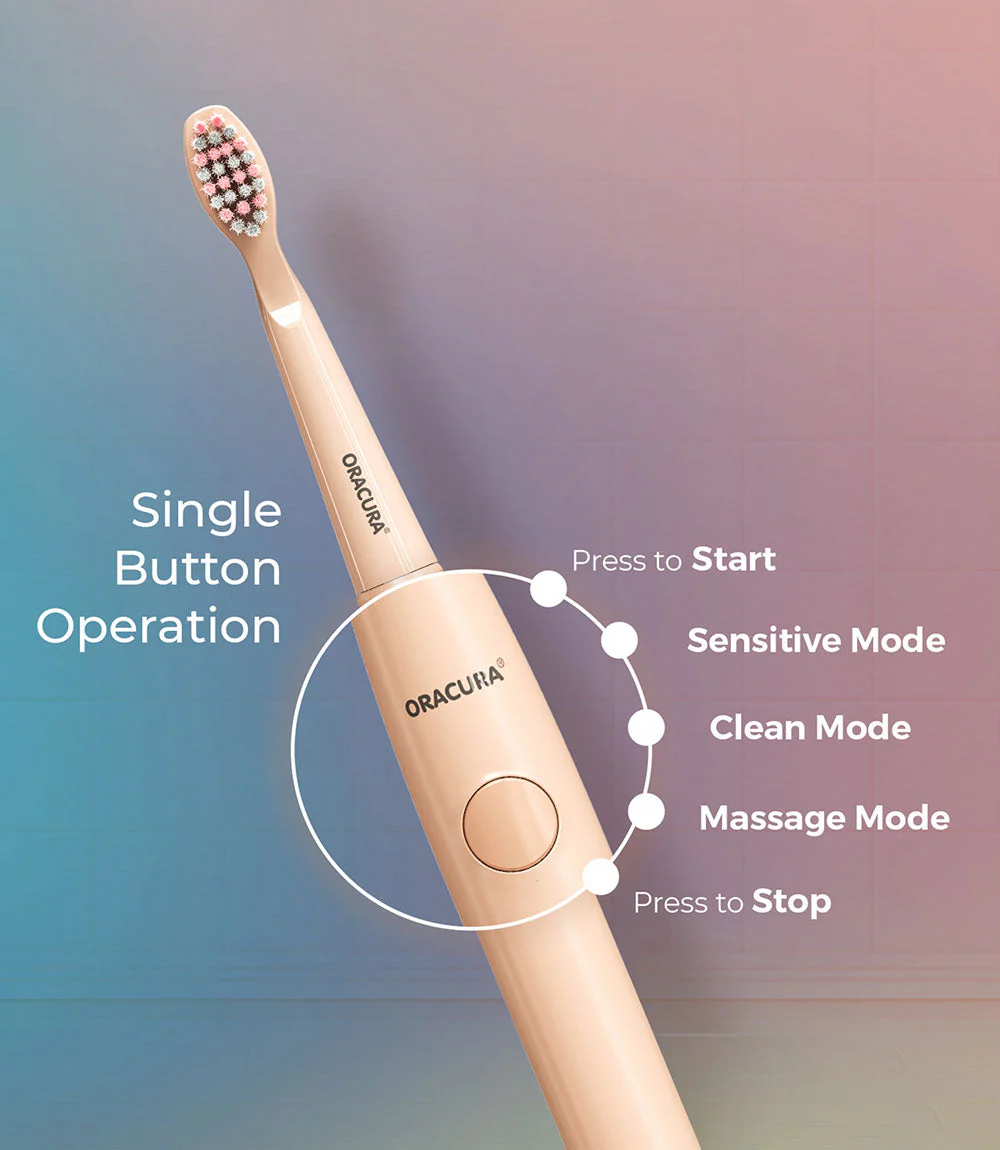 Adult & Kid Sonic Electric Brushes Combo SB100 & KSB100 (Battery Operated) - Image 4