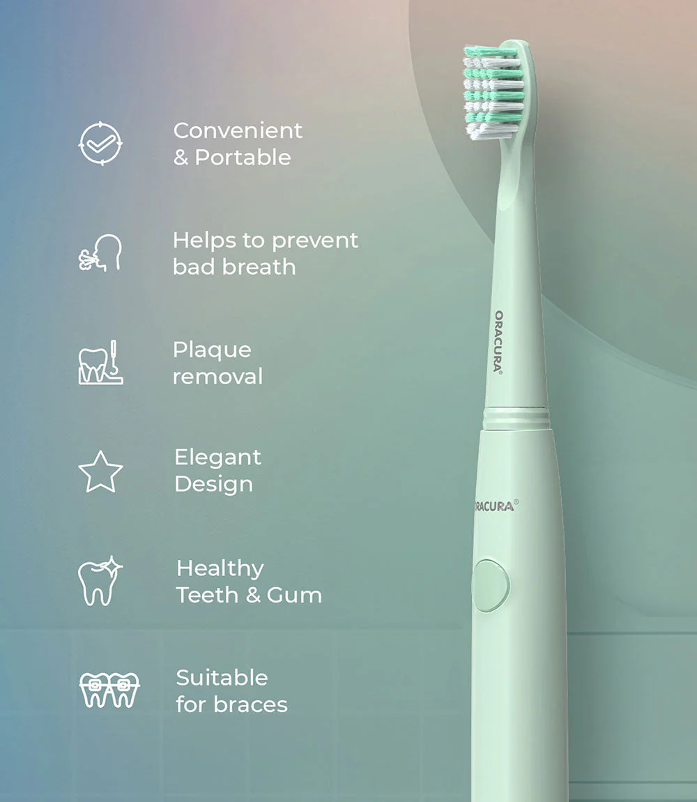 Adult & Kid Sonic Electric Brushes Combo SB100 & KSB100 (Battery Operated) - Image 7