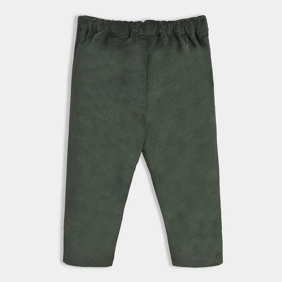 Adventure Corduroy Grass Trouser Green - Image 3