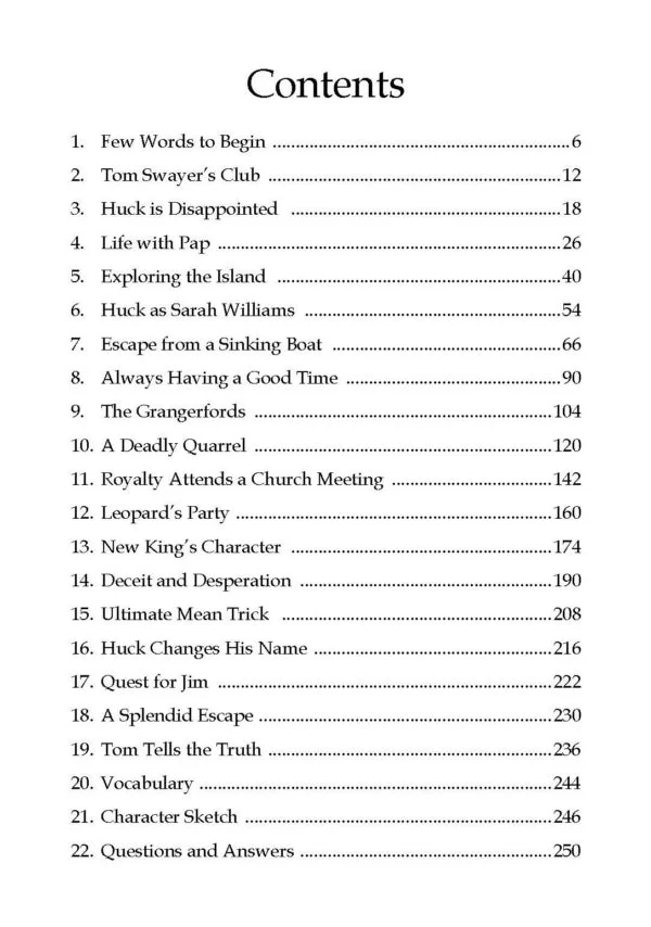 Adventure of Huckleberry Finn - Illustrated Abridged Classics for Children with Practice Questions - Image 2