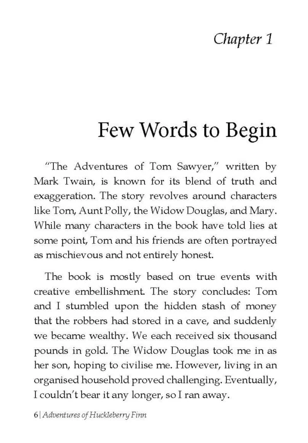 Adventure of Huckleberry Finn - Illustrated Abridged Classics for Children with Practice Questions - Image 3