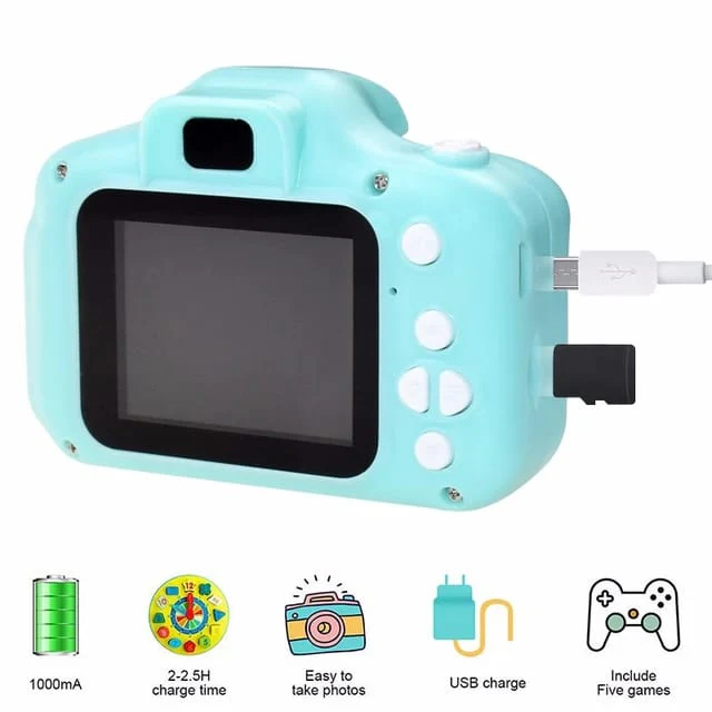 Adventure Snap (Green): Kids' Waterproof Camera for Outdoor Photography Fun - Image 2