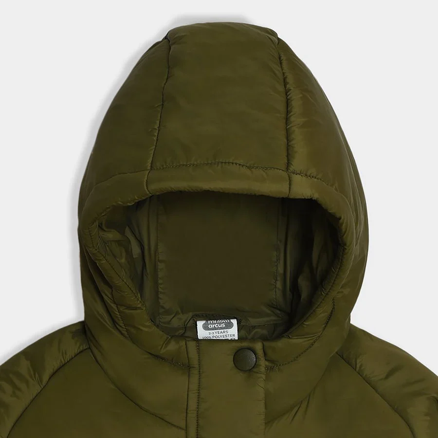 Adventure Woven Solid Olive Jacket - Image 6