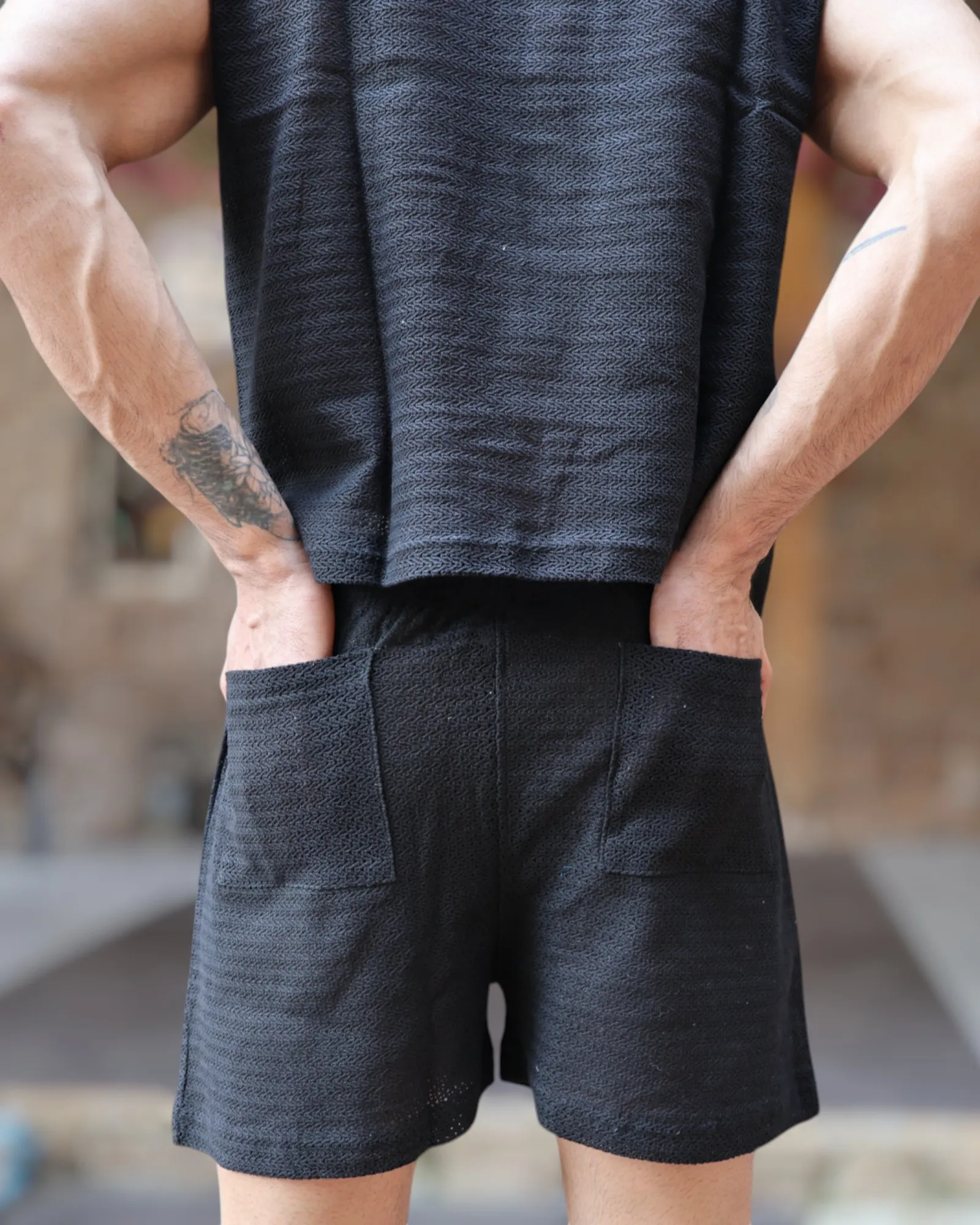 Aegis Knit Shorts /Black - Image 6
