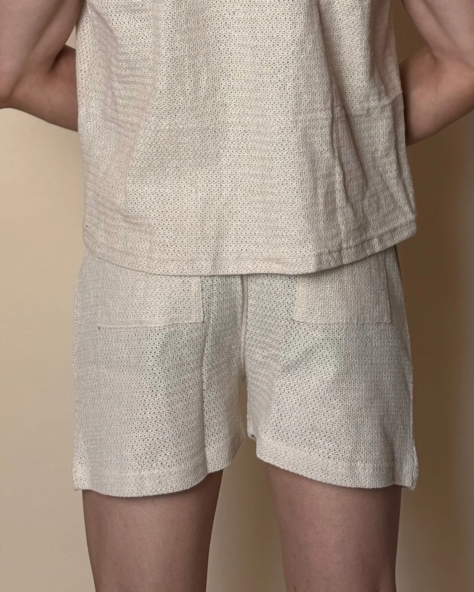Aegis Knit Shorts /Ivory Cream - Image 2