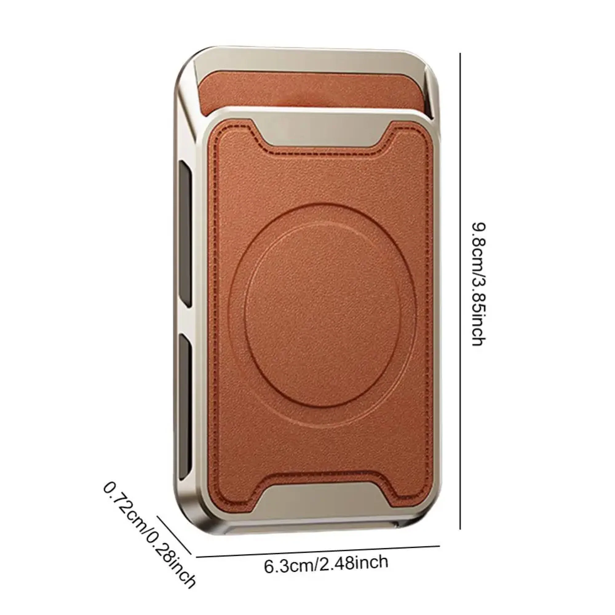 AeroGrip MagSafe Wallet – Premium Titanium Card Holder by Coverner India - Image 2