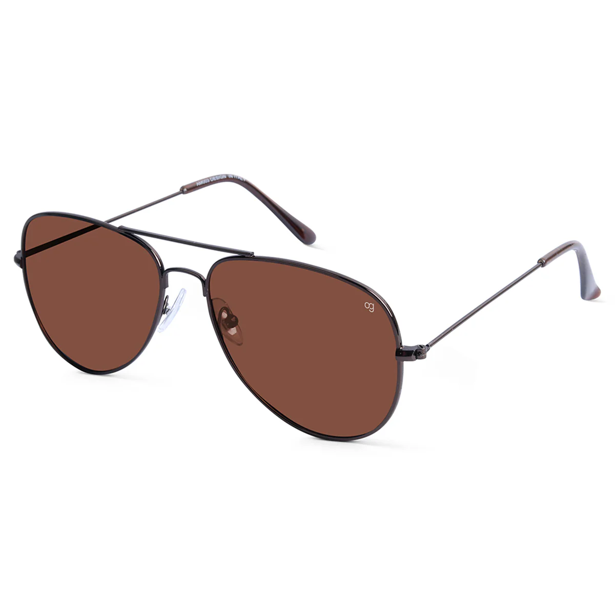 AfterFlash Silver Aviator Polarized Sunglasses - Image 8