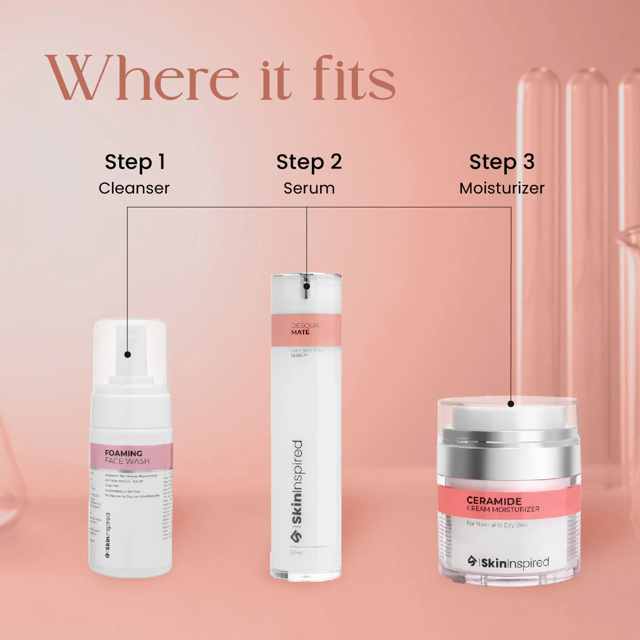 Aha Bha Pha Desqua Mate Face Serum | Salicylic Acid + Lactic Acid | Exfoliating Chemical Peel | Lasts 6 Months - Image 9