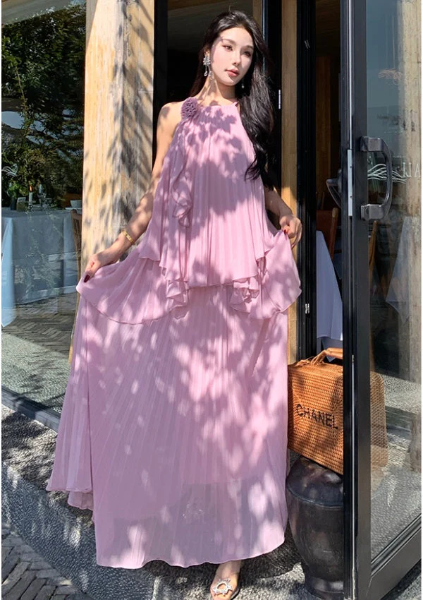 Ainara Pleated Skirt Set - Image 10