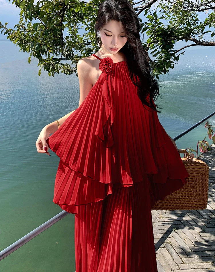 Ainara Pleated Skirt Set - Image 6