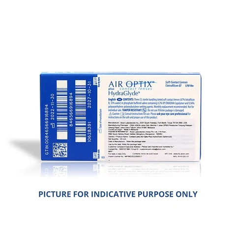 Air Optix plus HydraGlyde - 3 Lens Box - Image 2